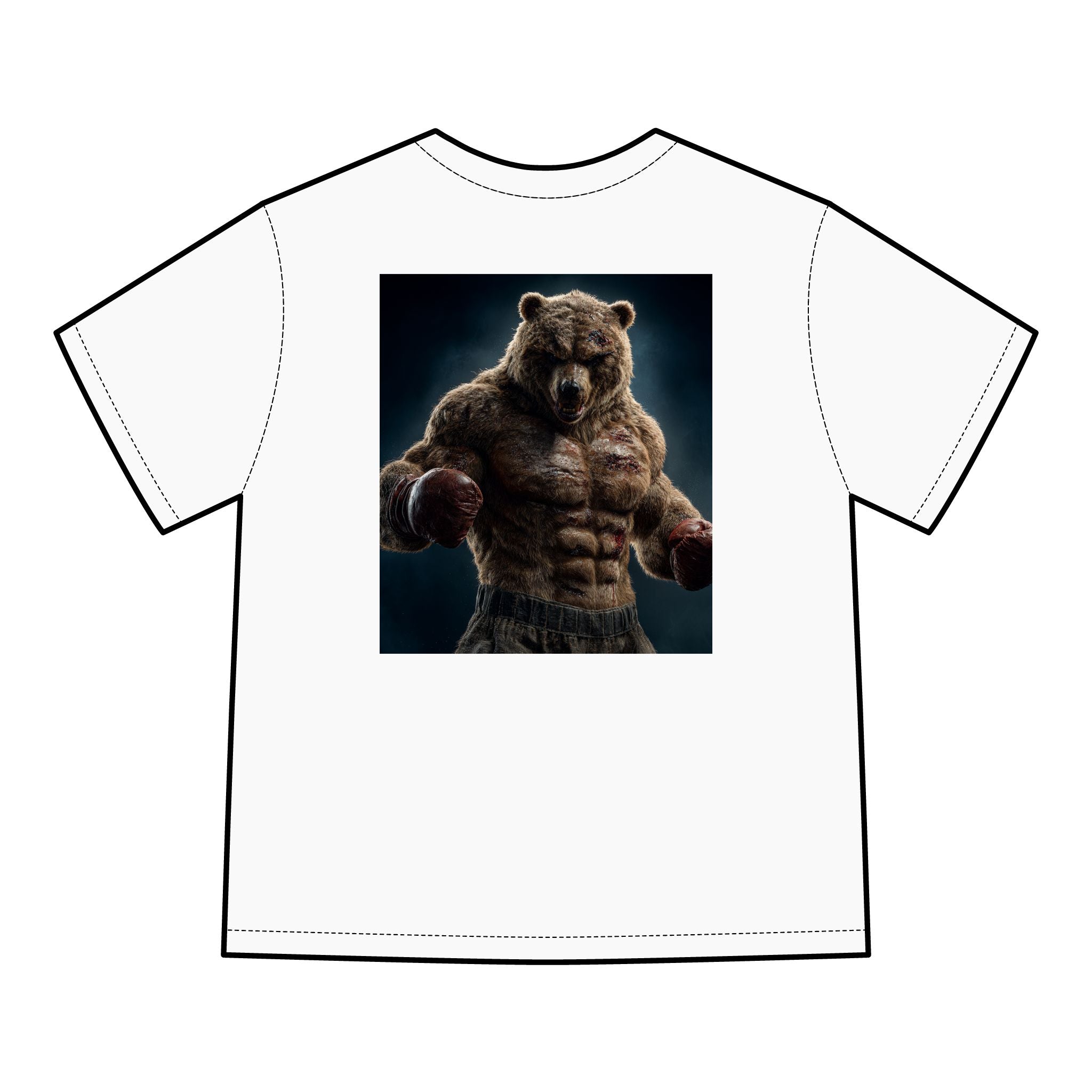 Beast Collection Oversized Pump Tee — Bear Boxing
