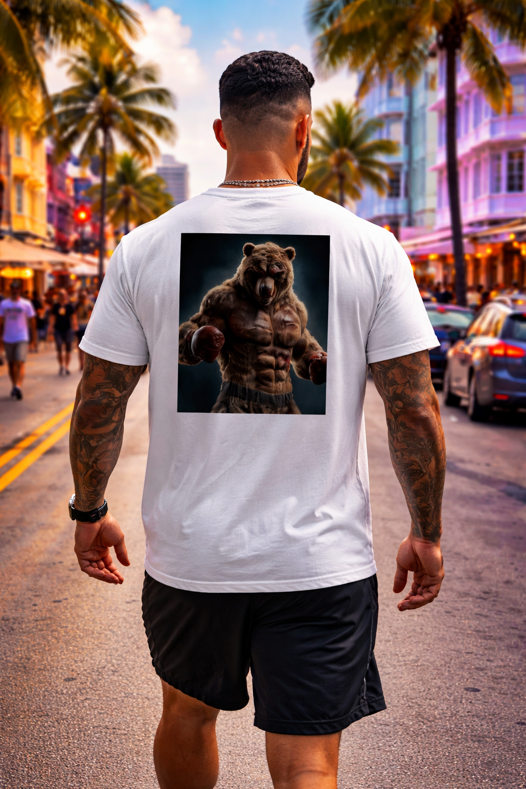 Beast Collection Oversized Pump Tee — Bear Boxing