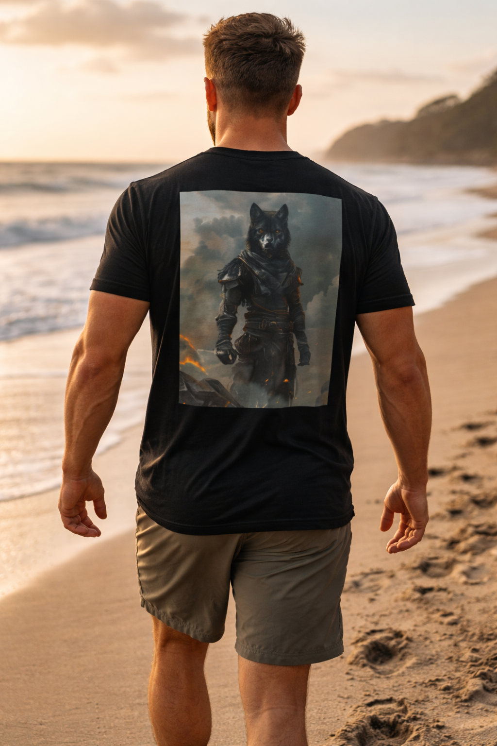 🐺 WOLF SENTINEL TEE — Alpha Forge Beast Series