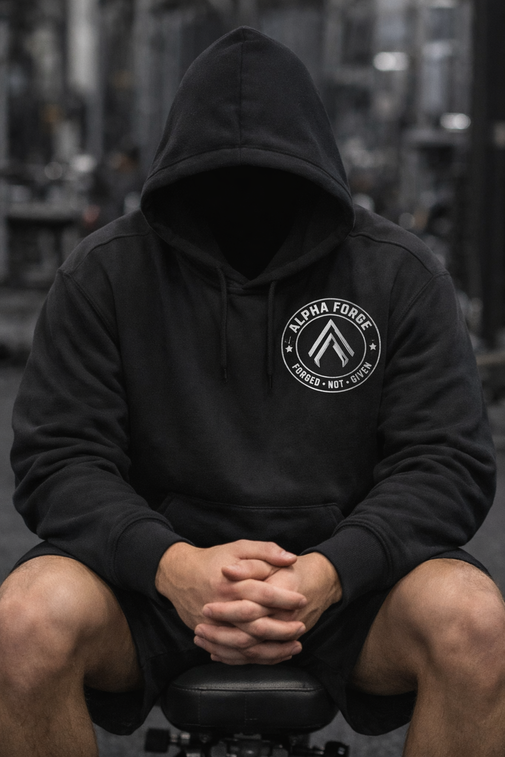 Alpha Forge Beast Series: Forest Wolf Heavyweight Sweatshirt